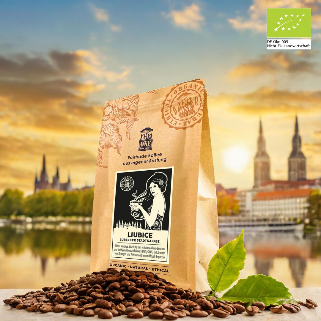 Liubice Bio-Fairtrade Kaffeebohnen – milder Röstkaffee mit ausgewogenem Aroma