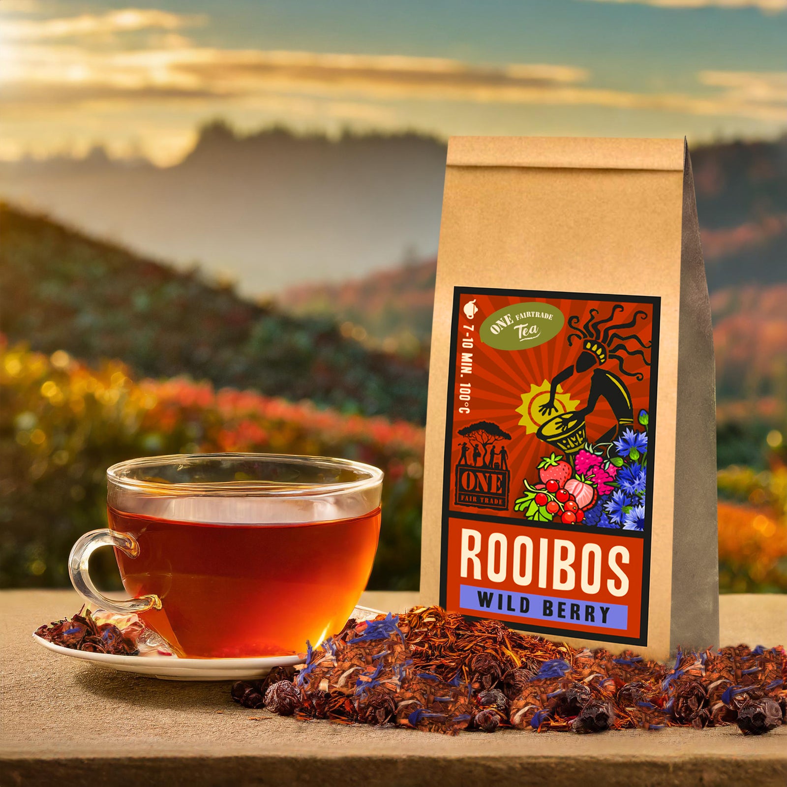 Bio Rotbusch-Tee | WILD BERRY 100g