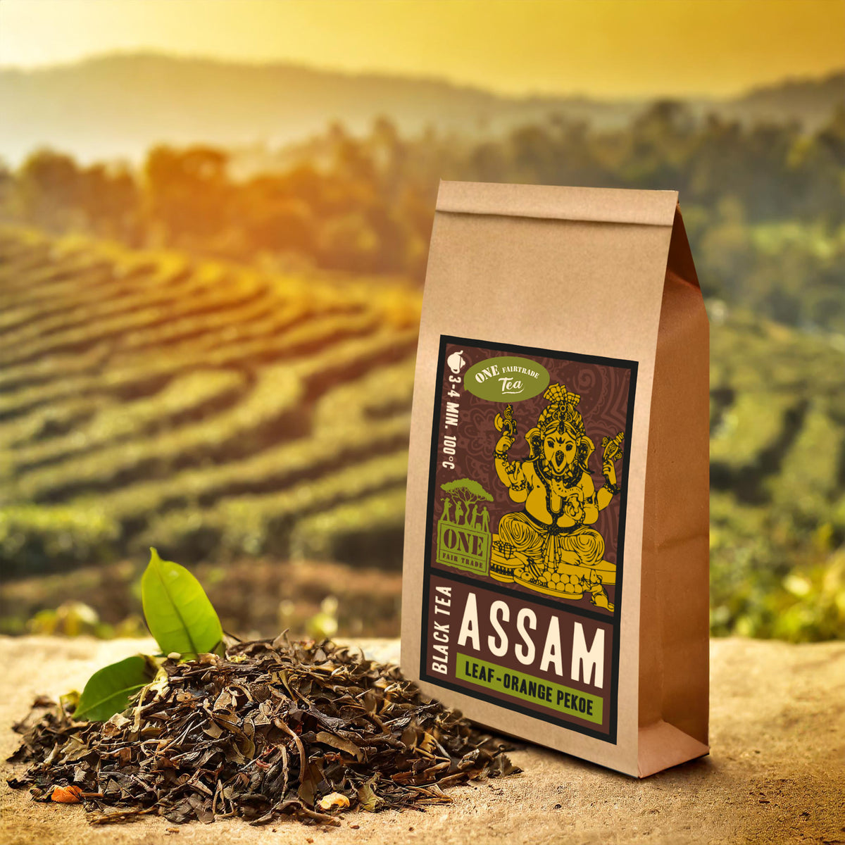 ONE Fairtrade Schwarztee | ASSAM BLATT 100g