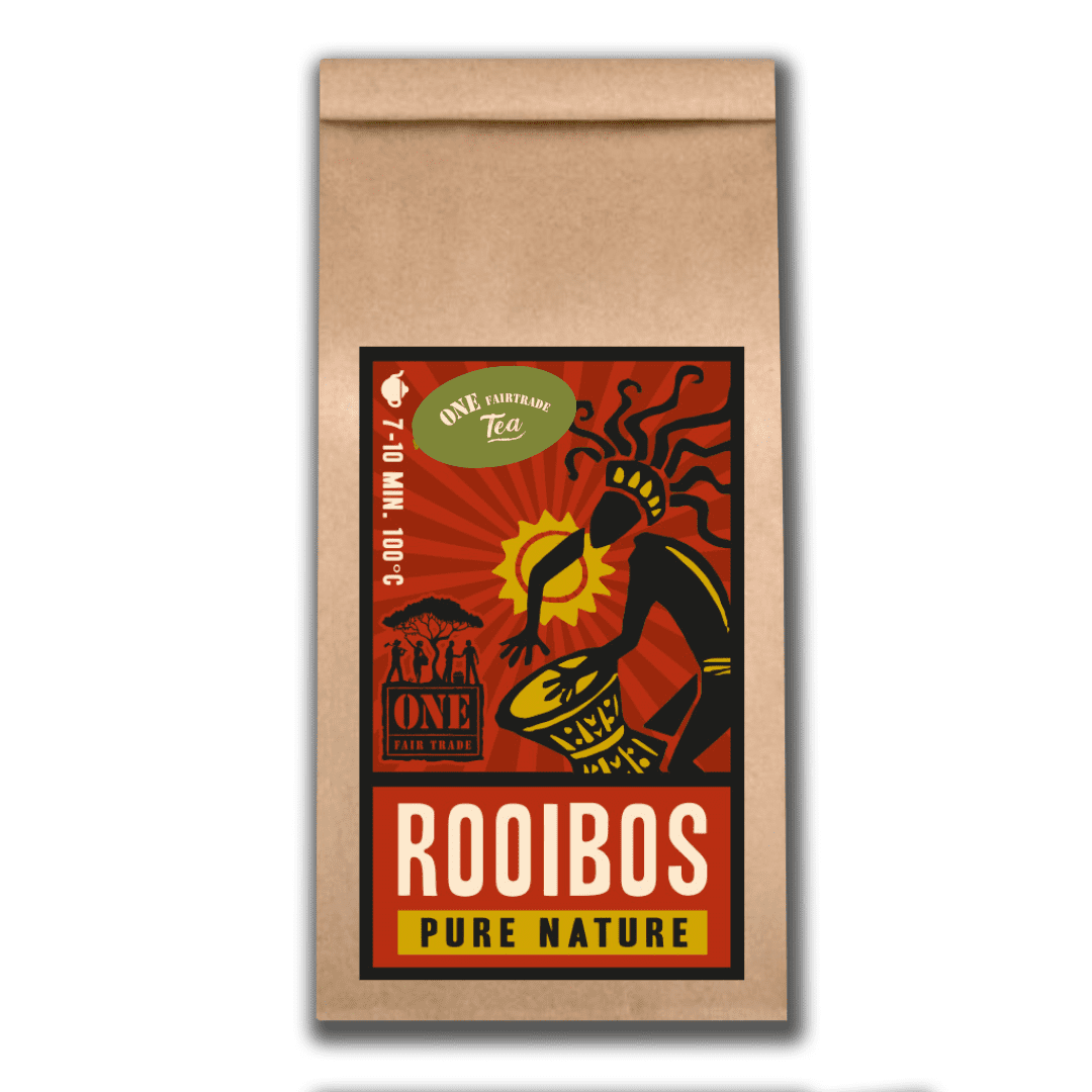 ONE Fairtrade Rotbusch-Tee | PURE NATURE 100g
