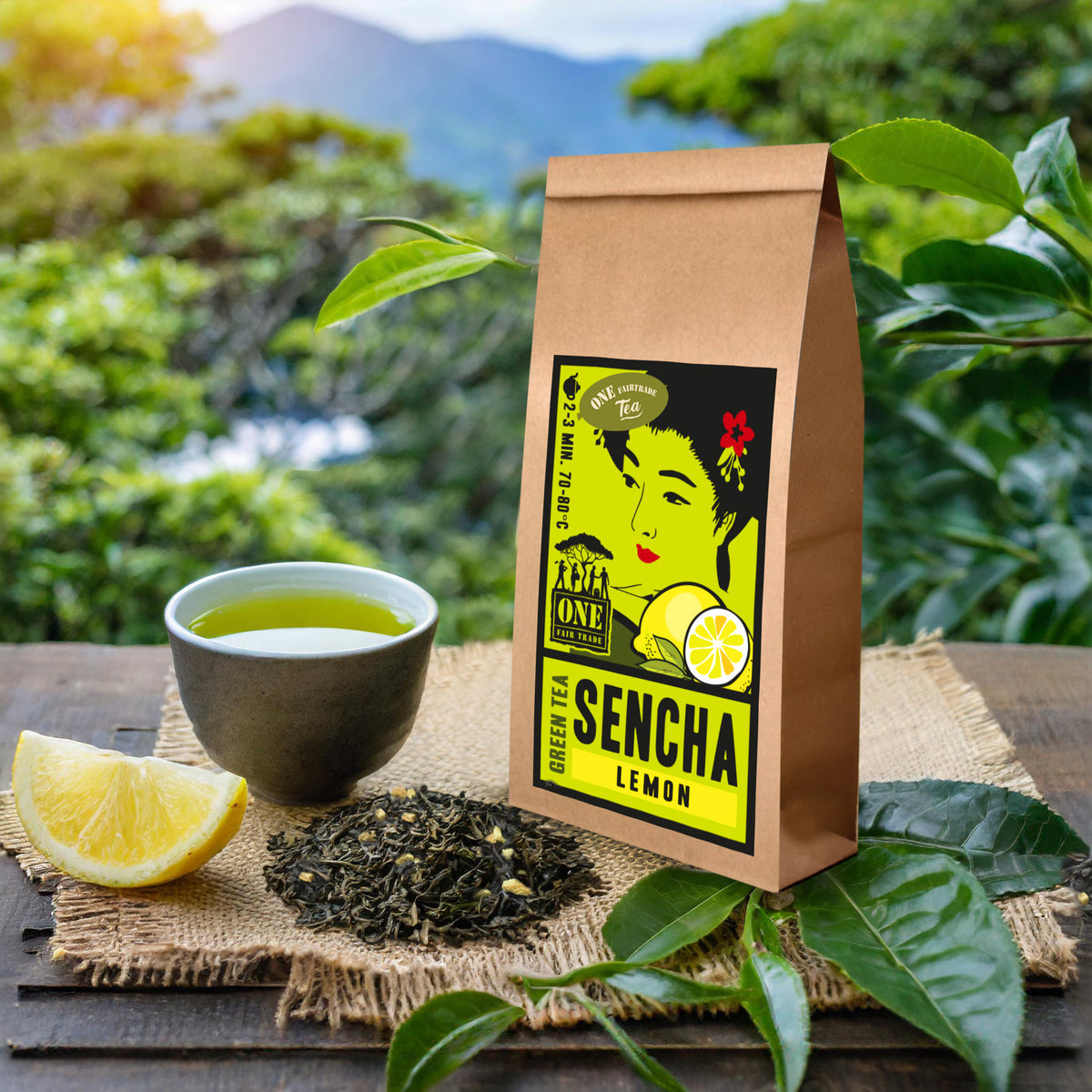 Bio Grüntee | SENCHA Lemon 100g